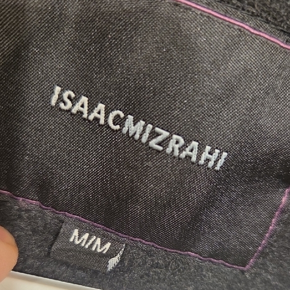 Isaac Mizrahi Men's Dark Gray Pea Coat (Medium) - Picture 5 of 7